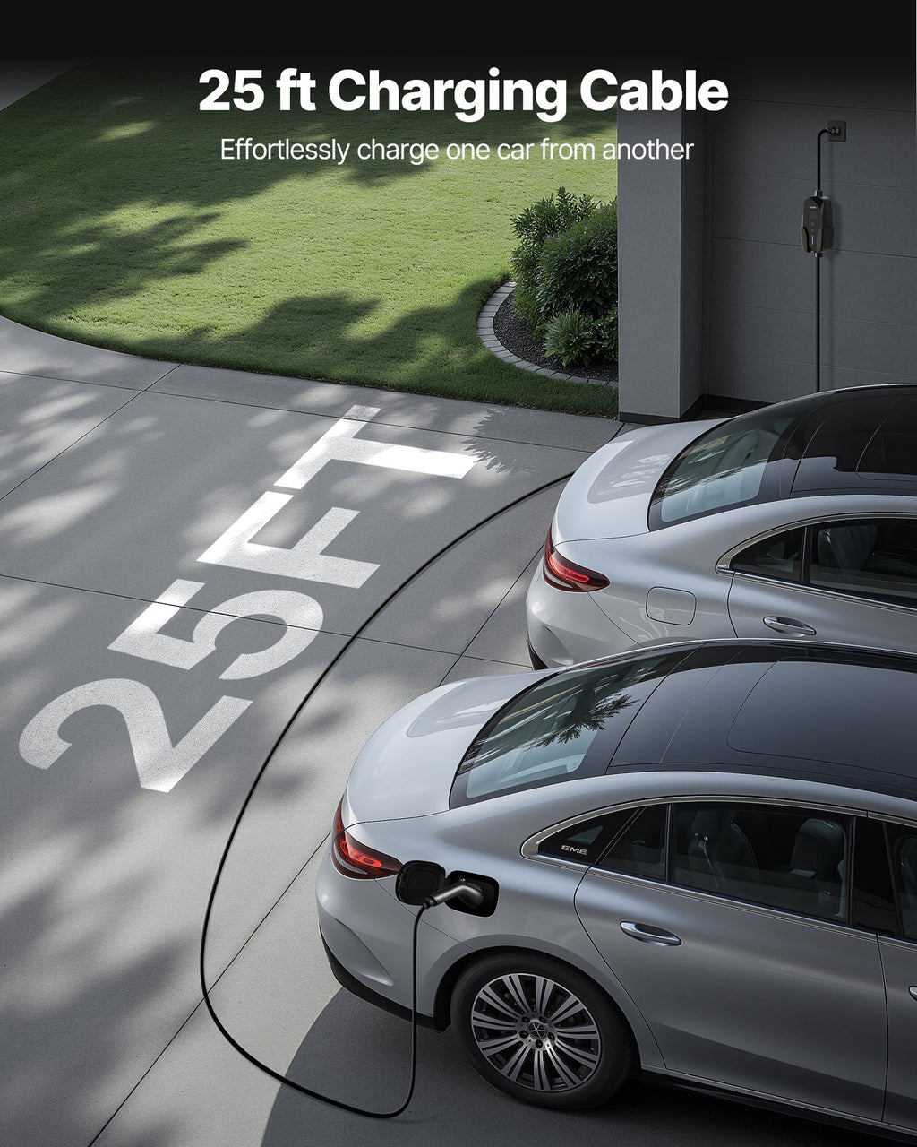 Level 1&2 EV Charger Portable Charger 16A Adjustable Current 120V 240V With LCD