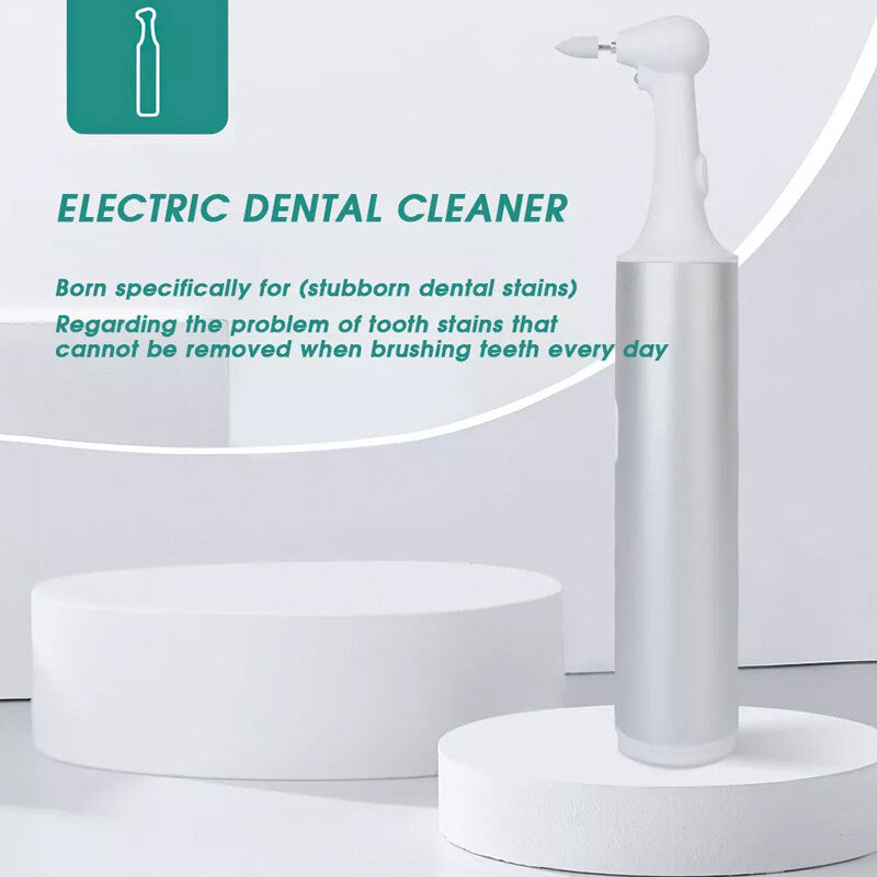 Tooth Polisher Electric Teeth Whitening Cleaning For Plaque Stain Removal Yellow