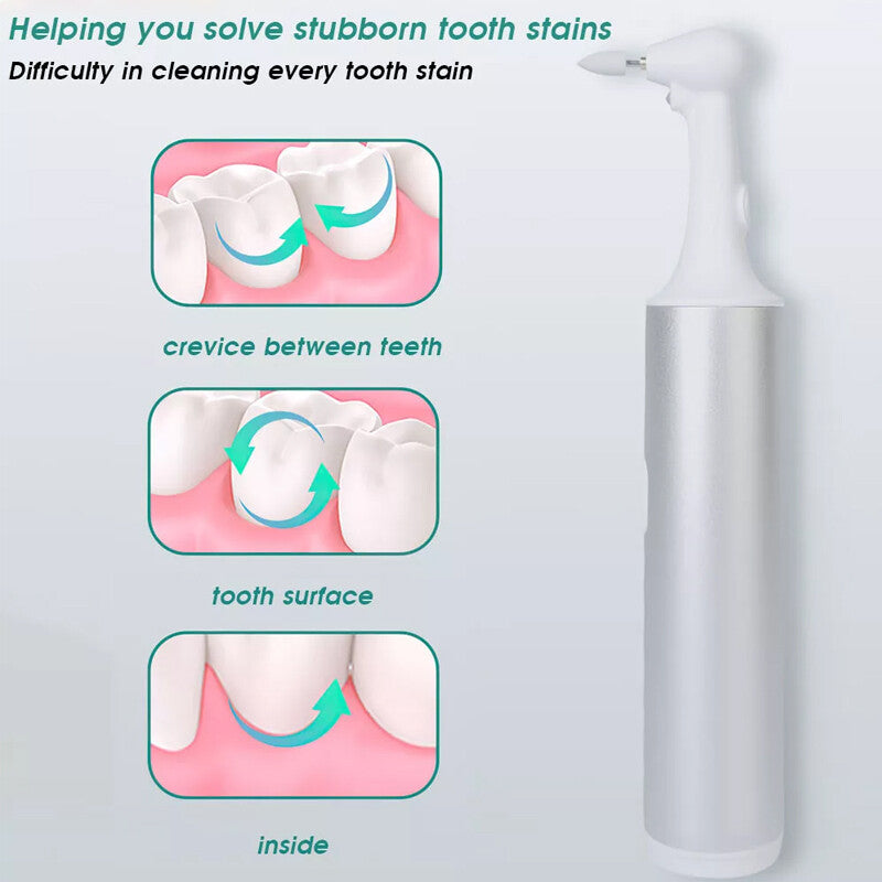Tooth Polisher Electric Teeth Whitening Cleaning For Plaque Stain Removal Yellow